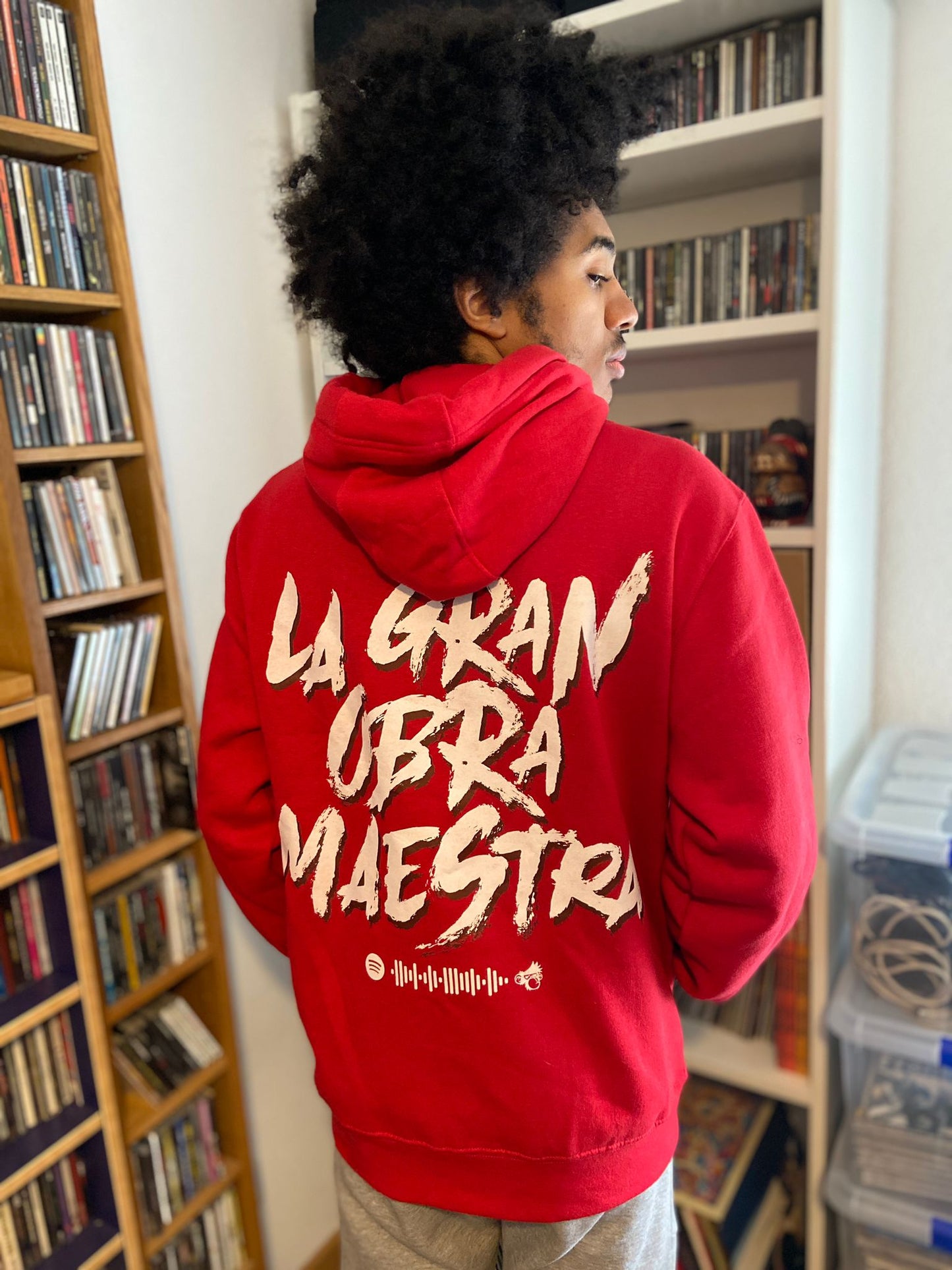 Sudadera roja "la gran obra maestra" By FrankT