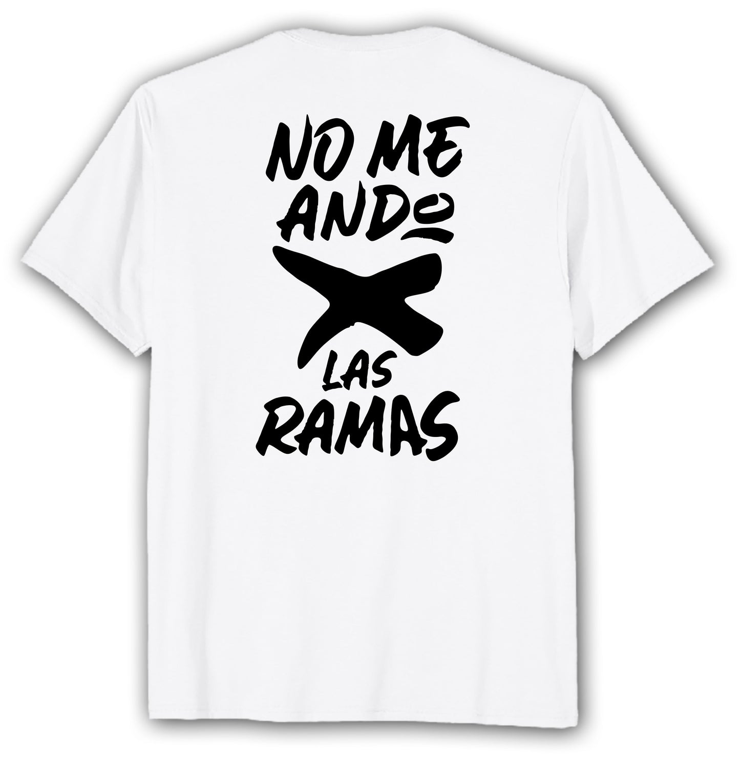 Camiseta blanca "No me ando por las ramas"